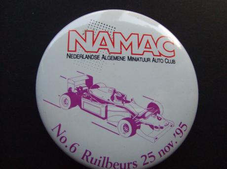 NAMAC miniatuur autobeurs Formule 1 racewagen nr 6